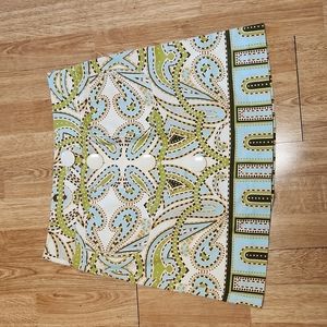 J Crew paisley print mini skirt sz 4